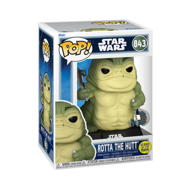 Фигурки персонажей - Фигурка Funko Pop Star Wars Мандалорец и Грогу Ротта Хатт (90823)#2