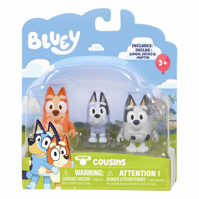 Фигурки персонажей - Игровой набор Bluey Кузины (125398)#3