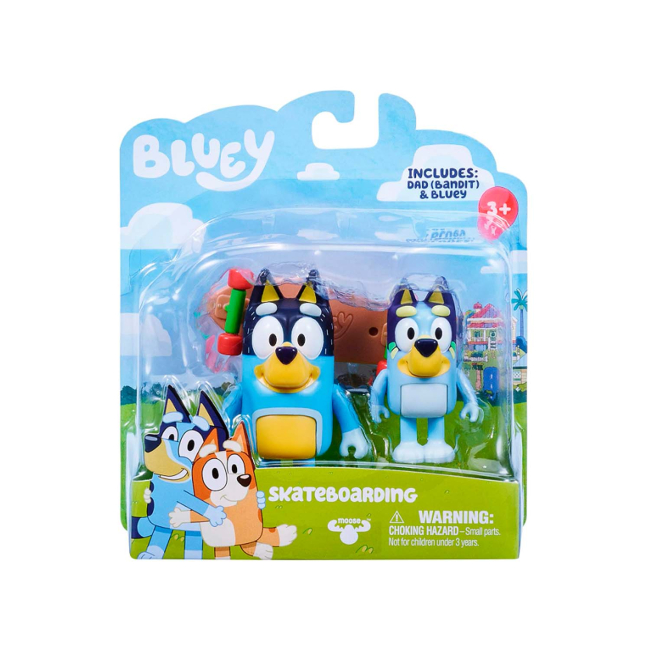 Фигурки персонажей - Игровой набор Bluey Скейтборд (125400)#3