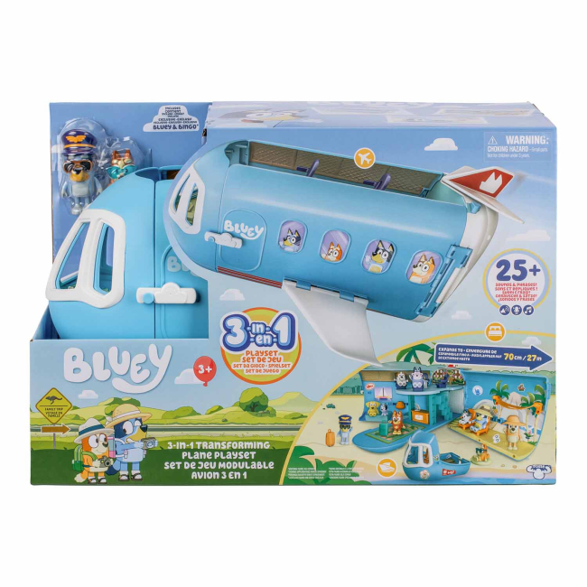 Фигурки персонажей - Игровой набор Bluey Самолет (125379)#5