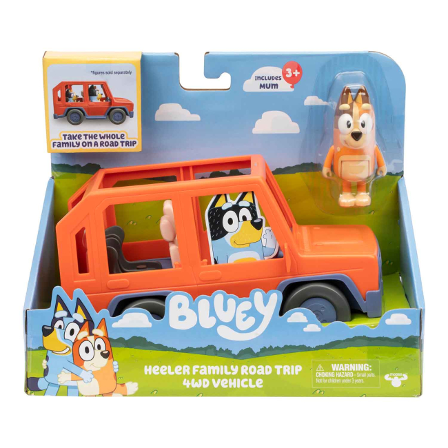 Фигурки персонажей - Игровой набор Bluey Семейное авто (125385)#3