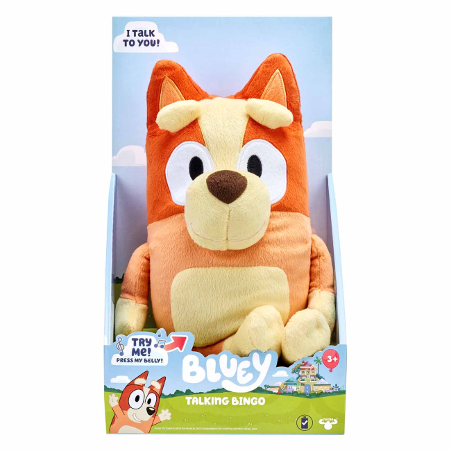 Персонажі мультфільмів - Інтерактивна м'яка іграшка Bluey Бінго (125649)#3