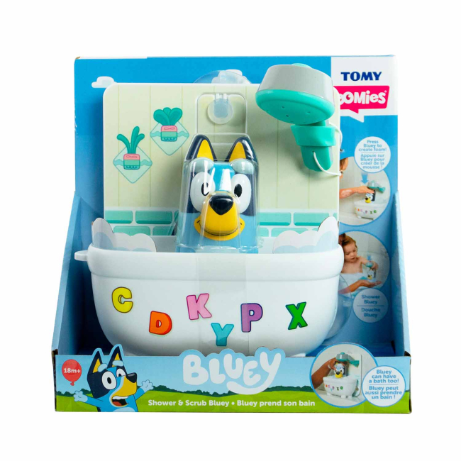 Іграшки для ванни - Набір іграшок для ванни Tomy Toomies Bluey Блуї у ванні (125406)#2