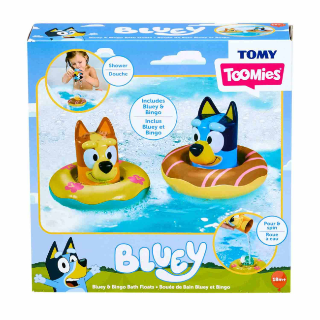 Іграшки для ванни - Набір іграшок для ванни Tomy Toomies Bluey (125411)#3
