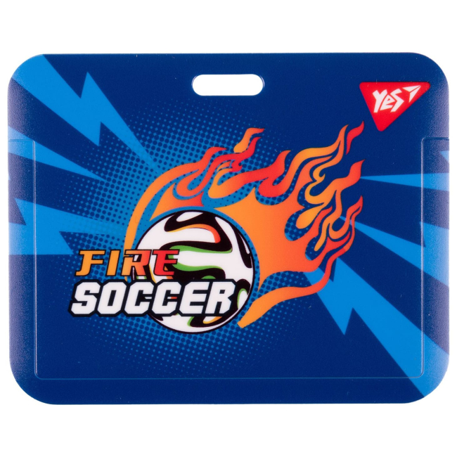 Канцтовари - Бейдж горизонтальний Yes Football слайдер (940324)#2