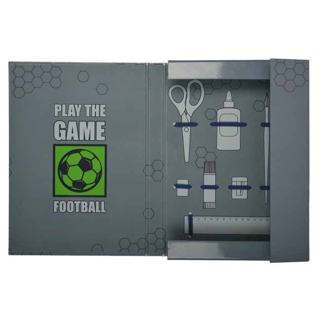 Канцтовари - ​Папка для праці Yes Football А4 картонна (500255)#4
