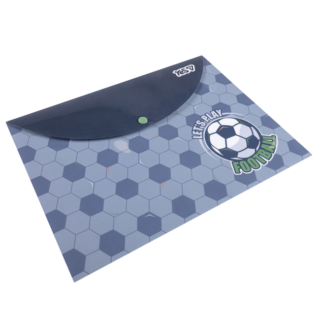 Канцтовары - Папка-конверт Yes Football А4 на кнопке (492379)#2