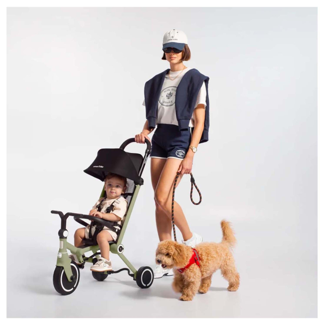 Коляски и аксессуары - Коляска-велосипед SmarTrike Wonder Olive (5800500)#6