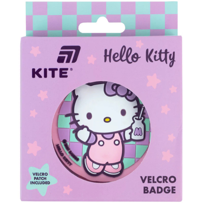 Бижутерия и аксессуары - Бейдж на липучке Kite Hello Kitty (HK26-3011-1)#3