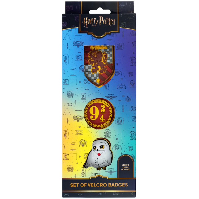 Біжутерія та аксесуари - Набір бейджів на липучці Kite Harry Potter 3 шт (HP26-3012)#3