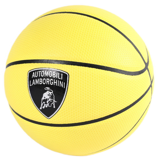 Спортивные активные игры - Баскетбольный мяч Lamborghini р 7 желтый (6941876031252)#2