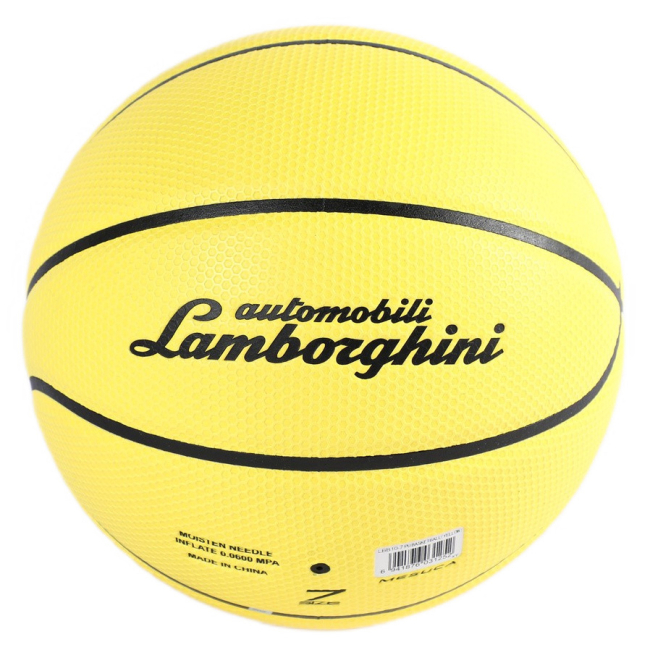 Спортивные активные игры - Баскетбольный мяч Lamborghini р 7 желтый (6941876031252)#3