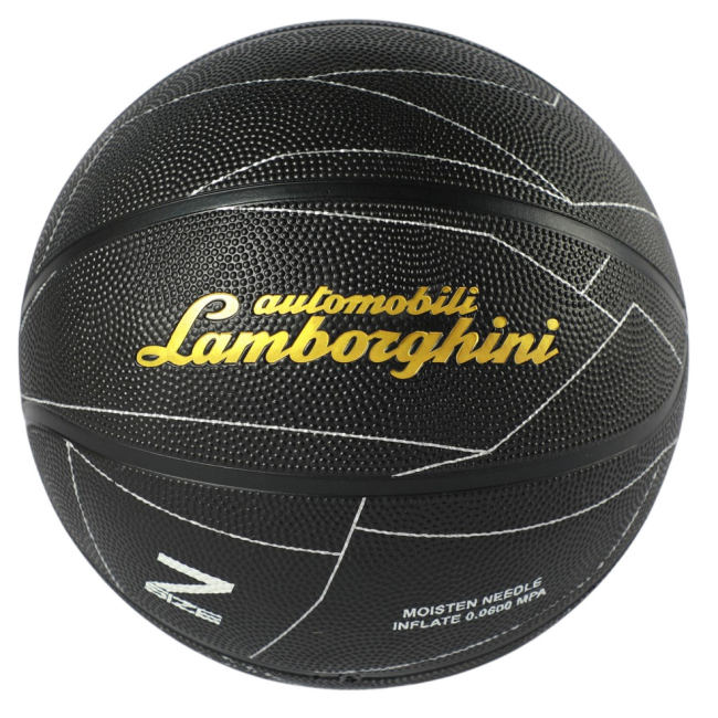 Спортивные активные игры - Баскетбольный мяч Lamborghini р 5 черный (6941876031276)#2