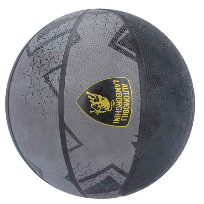 Спортивные активные игры - Баскетбольный мяч Lamborghini р 7 черный (6941876082285)#3
