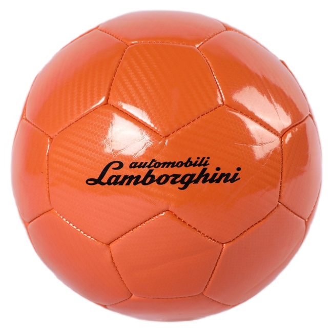 Спортивные активные игры - Футбольный мяч Lamborghini р 5 оранжевый (6941089868379)#3