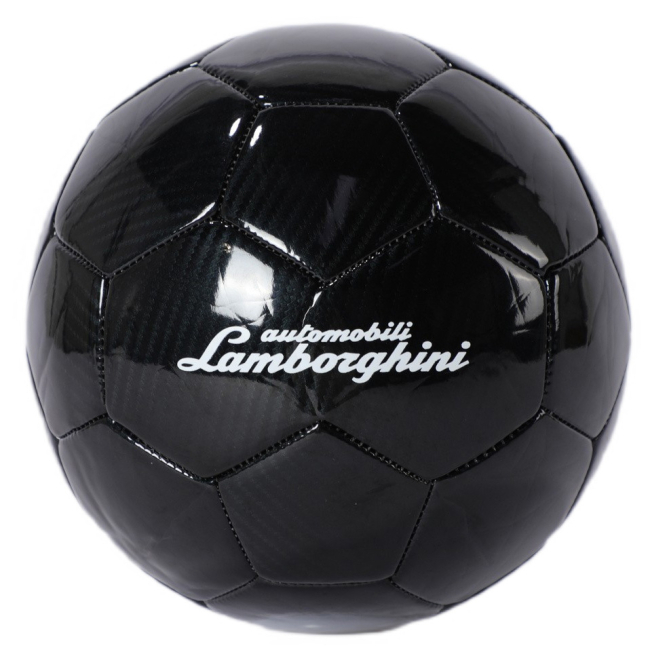 Спортивные активные игры - Футбольный мяч Lamborghini р 5 черный (6941089868362)#2