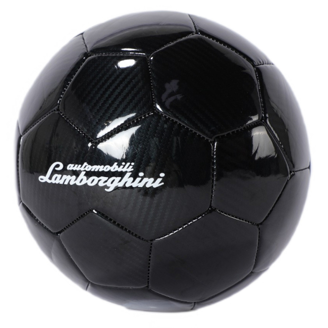 Спортивные активные игры - Футбольный мяч Lamborghini р 5 черный (6941089868362)#3