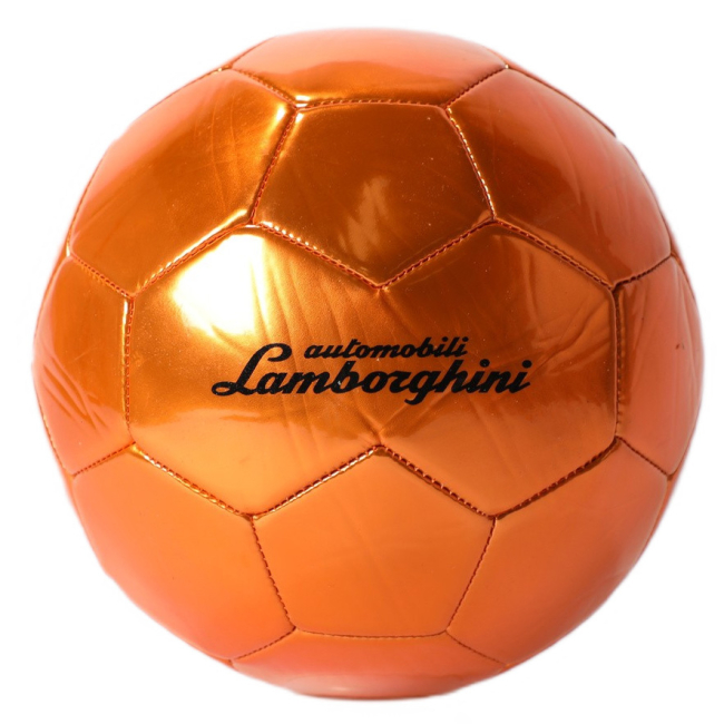 Спортивные активные игры - Футбольный мяч Lamborghini р 5 оранжевый (6941876000197)#3
