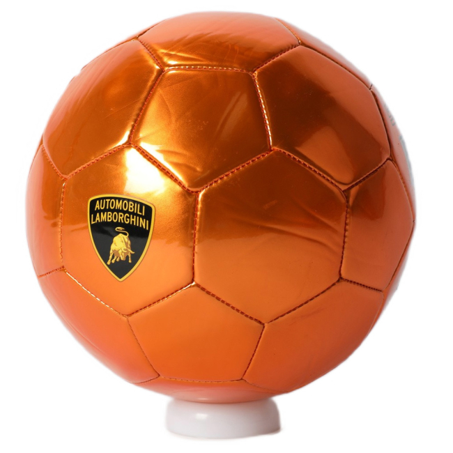 Спортивные активные игры - Футбольный мяч Lamborghini р 5 оранжевый (6941876000197)#4