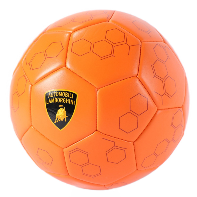 Спортивные активные игры - Футбольный мяч Lamborghini р 5 оранжевый (68577)#2