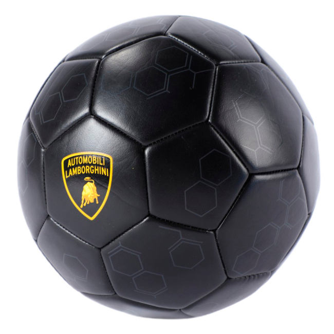 Спортивные активные игры - Футбольный мяч Lamborghini р 2 черный (68317)#2