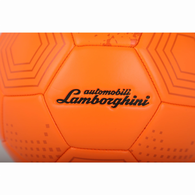 Спортивные активные игры - Футбольный мяч Lamborghini р 5 оранжевый (45907)#3