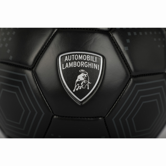 Спортивні активні ігри - ​Футбольний м'яч Lamborghini р 5 чорний (45907)#4