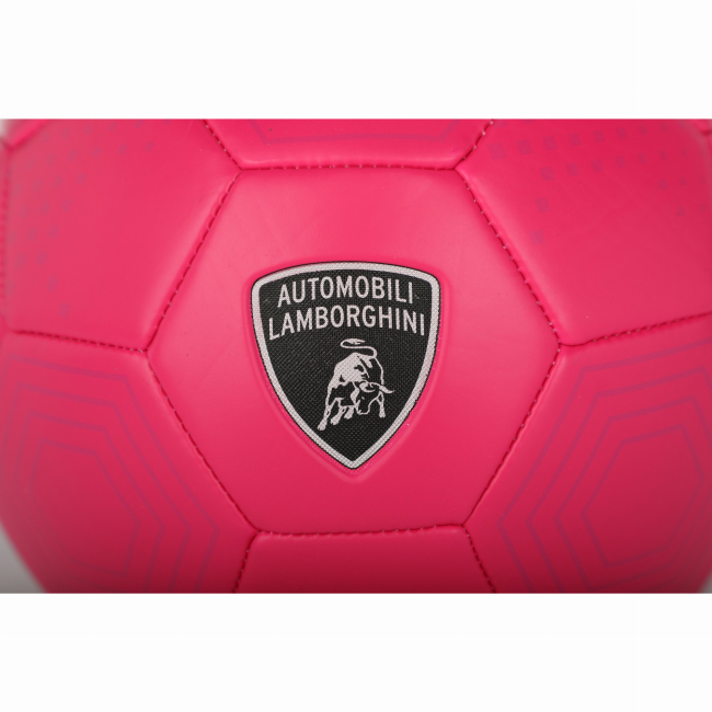 Спортивные активные игры - Футбольный мяч Lamborghini р 5 розовый (6941876045938)#6