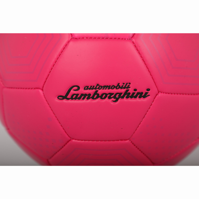 Спортивные активные игры - Футбольный мяч Lamborghini р 5 розовый (6941876045938)#7