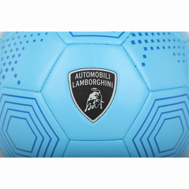 Спортивные активные игры - Футбольный мяч Lamborghini р 5 голубой (6941876045921)#6