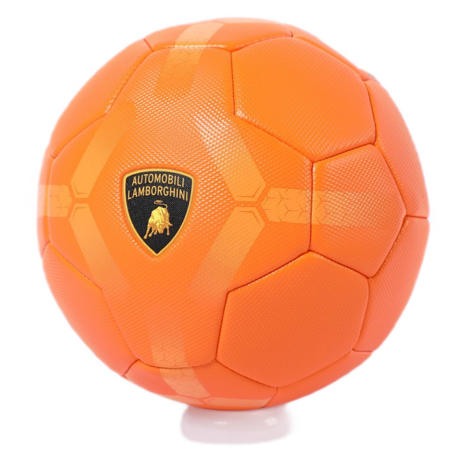 Спортивные активные игры - Футбольный мяч Lamborghini р 5 оранжевый (6941876038497)#2
