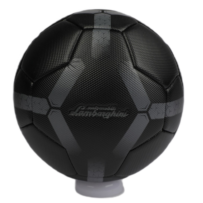Спортивные активные игры - Футбольный мяч Lamborghini р 5 черный (6941876038510)#3