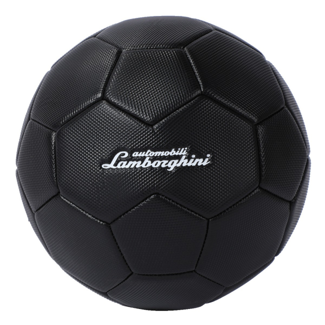 Спортивні активні ігри - Футбольний м'яч Lamborghini р 5 чорний (68324)#2