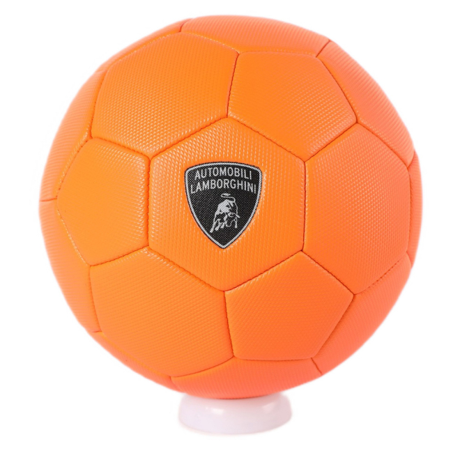 Спортивные активные игры - Футбольный мяч Lamborghini р 3 оранжевый (68416)#4