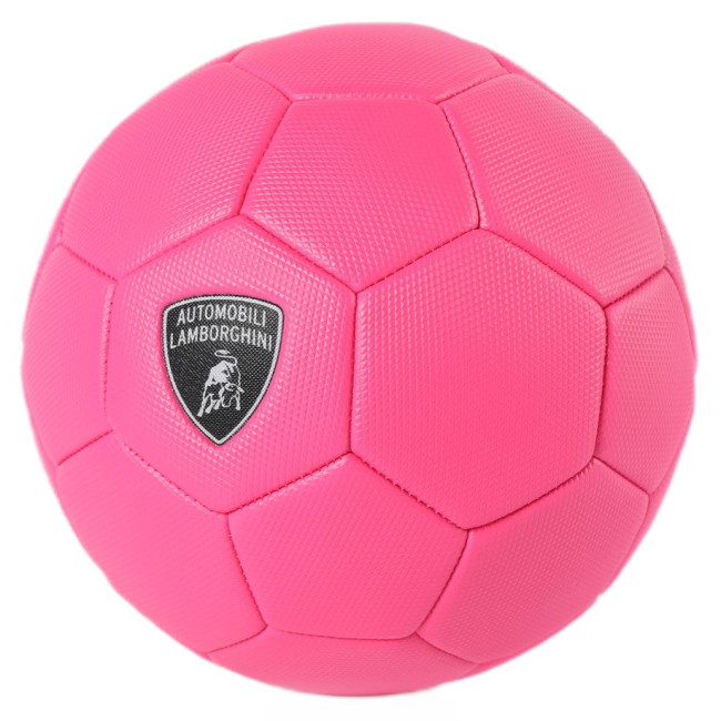 Спортивные активные игры - Футбольный мяч Lamborghini р 3 розовый (05598)#3