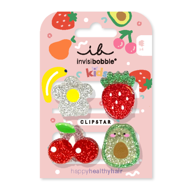 Біжутерія та аксесуари - Заколка для волосся Invisibobble Clipstar Kids Frutti Fun (4063528102379)#2