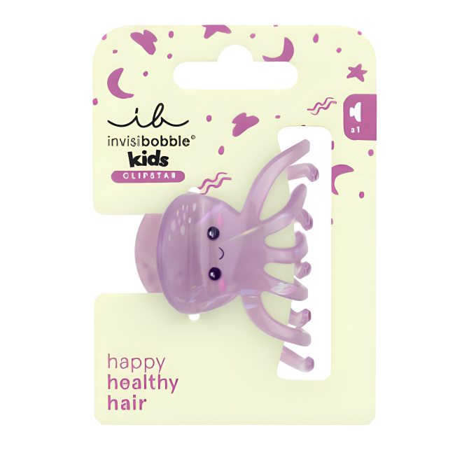 Бижутерия и аксессуары - Заколка для волос Invisibobble Clipstar Kids Octopus Splash (4063528102430)#2
