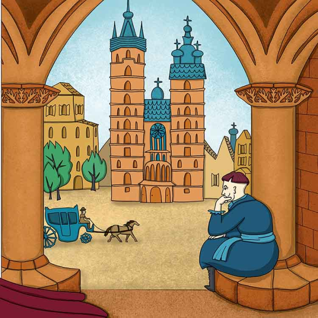 Учебная литература - Книжка «Хто такий Григорій Сковорода. Оповідь у малюнках» Марія Сердюк (9786178387372)#3