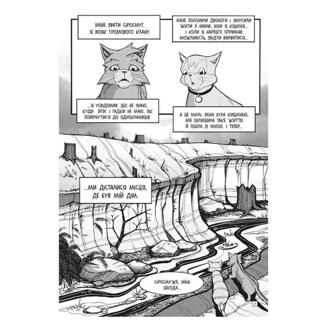 Комікси, манга та книги про героїв (7+ років) - Книжка «Коти-вояки. Пригоди Сіросмуга. Повернення вояка. Книга 3» Ерін Гантер (9786177995455)#2