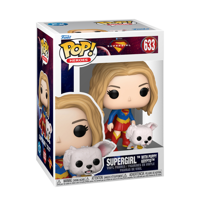 Фігурки персонажів - Набір фігурок Funko Pop DC Comics Суперґьорл і Крипто Суперпес (90801)#2