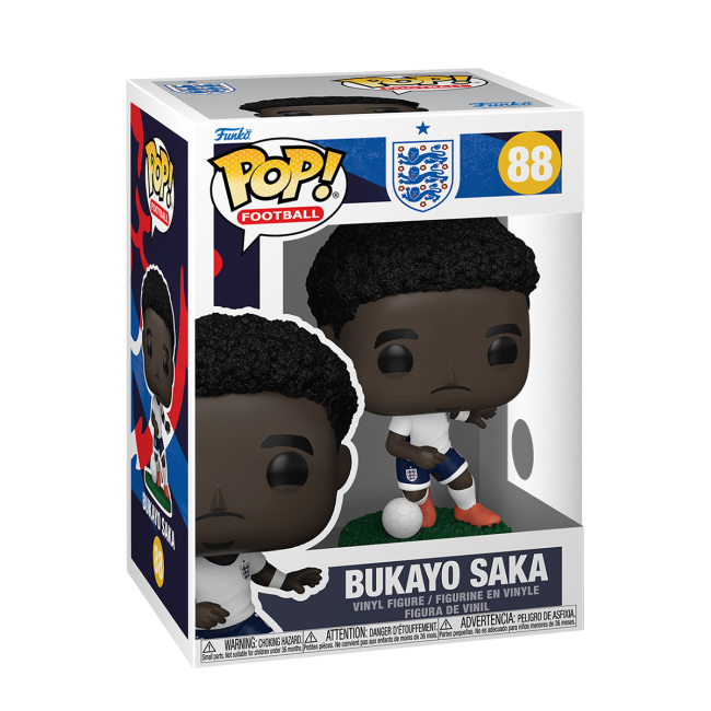 Фігурки персонажів - Фігурка Funko Pop Football Англія Букайо Сака (92719)#2
