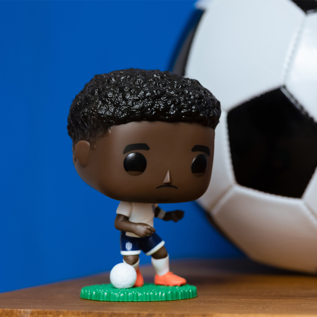 Фігурки персонажів - Фігурка Funko Pop Football Англія Букайо Сака (92719)#4