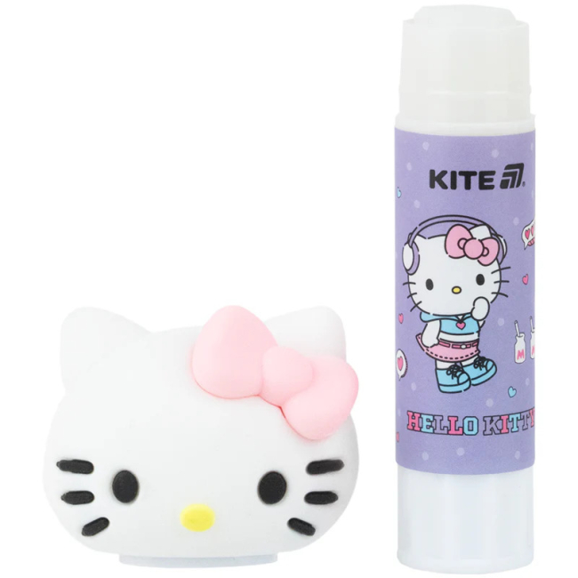 Канцтовари - ​Клей-олівець PVP Kite Hello Kitty з фігурним ковпачком в асортименті (HK26-131)#2