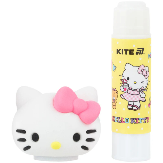 Канцтовари - ​Клей-олівець PVP Kite Hello Kitty з фігурним ковпачком в асортименті (HK26-131)#4