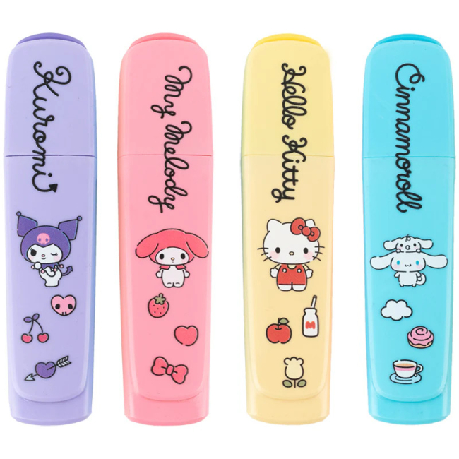 Канцтовары - Набор маркеров Kite Highlighter Hello Kitty and friends 4 цвета (HK26-444)#3