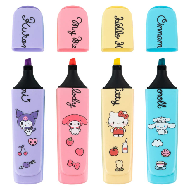 Канцтовары - Набор маркеров Kite Highlighter Hello Kitty and friends 4 цвета (HK26-444)#4