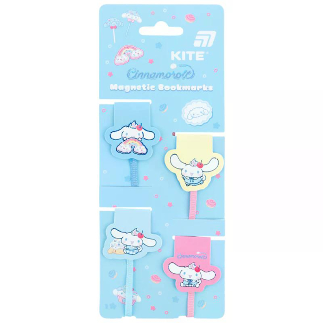 Канцтовары - Набор магнитных закладок-ляссе Kite Cinnamoroll (CR26-497)#3