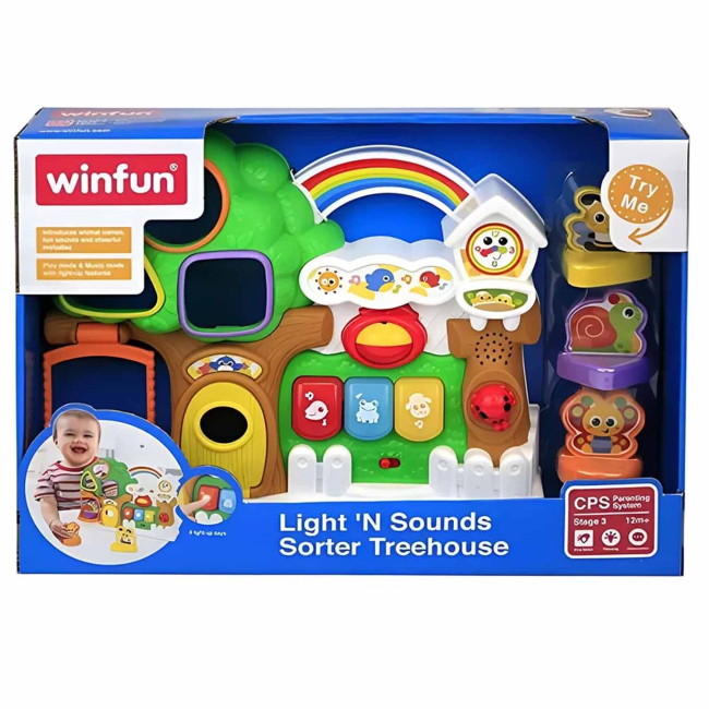 Развивающие игрушки - Сортер WinFun Домик (0786-NL)#2