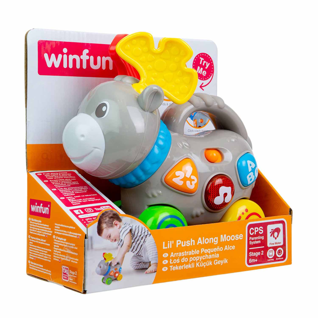 Развивающие игрушки - Игрушка-каталка WinFun Лосёнок (0768-NL)#2