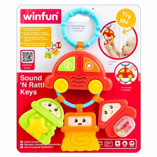 Підвіски, дуги та мобілі - Підвіска на візочок WinFun Машинка (0628-NL)#2